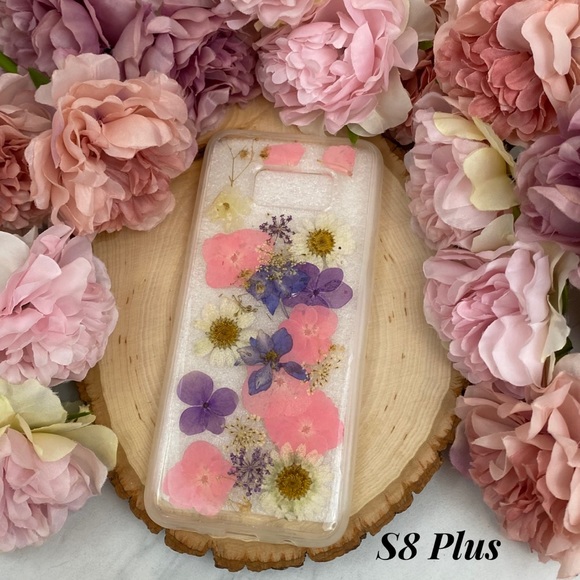 Beautiful Hand Pressed Flower Samsung Galaxy Note 9 Phone Case - Picture 4 of 15